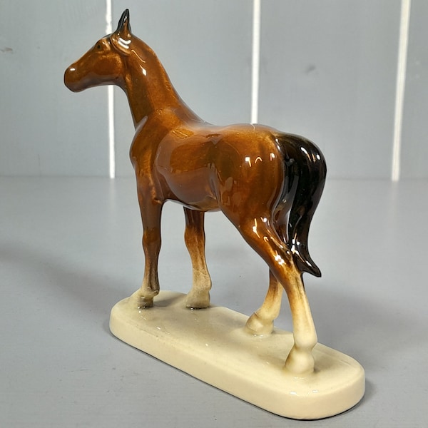 Hertwig Katzhutte Horse, Porcelain Horse Figurine, Germany c1941-1958