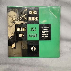 Chris Barber - Jazz Parade, Volume Five - Vintage LP 7 Inch Records, Vinyl