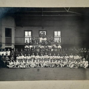 Antique Class Photograph, Possibly a Military School ?