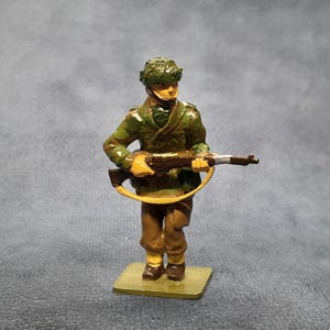 Parachute Regiment Arnhem, 1944 - Metalen figuur soldaat, militair figuur, camouflage