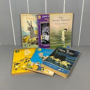 Collection de six livres anciens publiés par Puffin. Divers auteurs