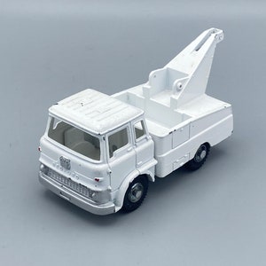 Gegoten Meccano Ltd Bedford-crashtruck uit 1964.