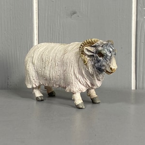 Vintage Rubber Farm Yard Sheep, Farm Collection  - 8.5cm