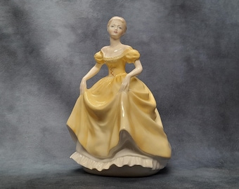 Coalport | Ladies of Fashion Emily | Porcelain Figurine | English Fine Bone China