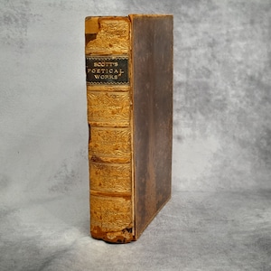 The Poetical Work of Sir Walter Scott, Henry Frowde London, by J Logie Robertson - Antique Hardback Book 1913