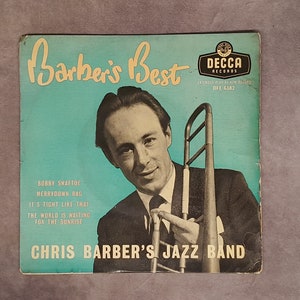 Chris Barbers Best Jazz Band, Decca Records - Vintage LP 7 Inch Records, Vinyl