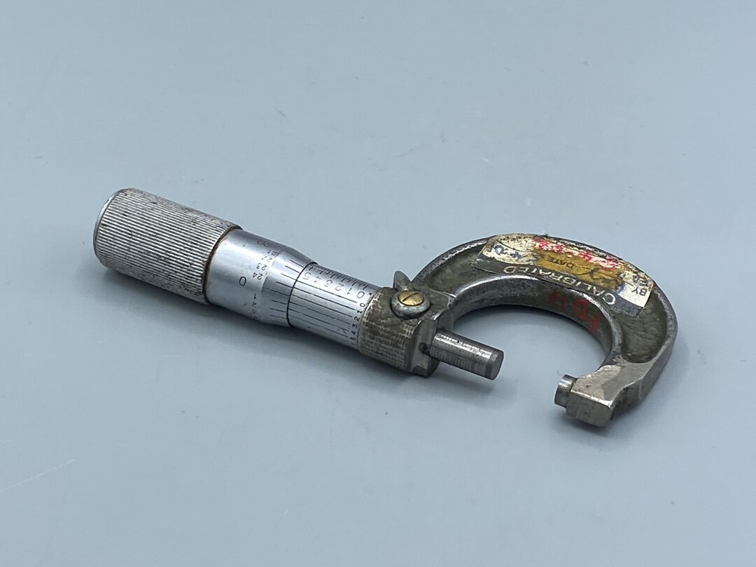 Vintage Made in Japan Micrometer, Last Calibrated 05/04/2001 Etsy