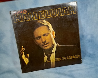 Sing Hallelujah, Lonnie Donegan - Vintage LP 12 Inch Records, Vinyl