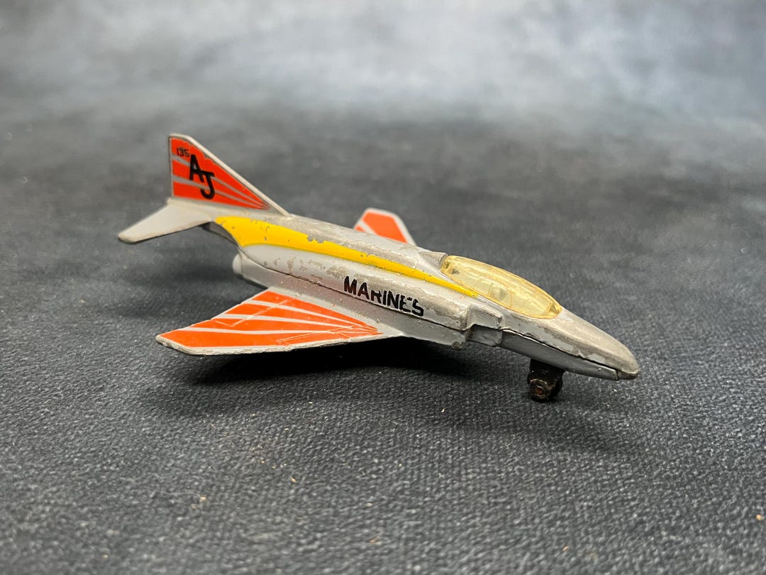 Matchbox Phantom 1975 Lesney Matchbox SB15 Phantom F4E Marines Air Plane TB2 Grey ...