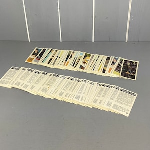 Coleção de mais de 200 cartões de cigarro vintage, arquivos policiais