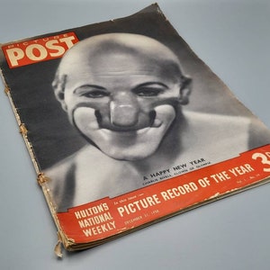 Picture Post Magazine, Volume 1, No.14, 31 December 1938 - Vintage magazine, Large