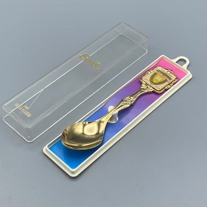 24ct Gold Plated Decorative Boxed Spoon, Shorncliffe State School, 75th Jubilee 1919 - 1994