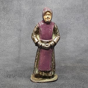 Vintage Metal Unknown Type Figurine Robed Man