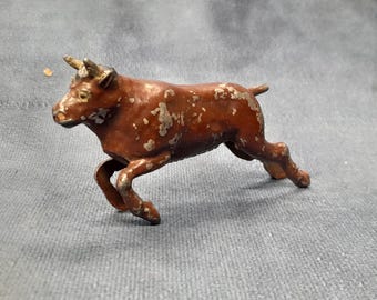 Vintage Metalltier, Ladestier, Metall Bauernhoftier