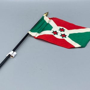Burundi Vintage Decorative Flag, Length 27cm
