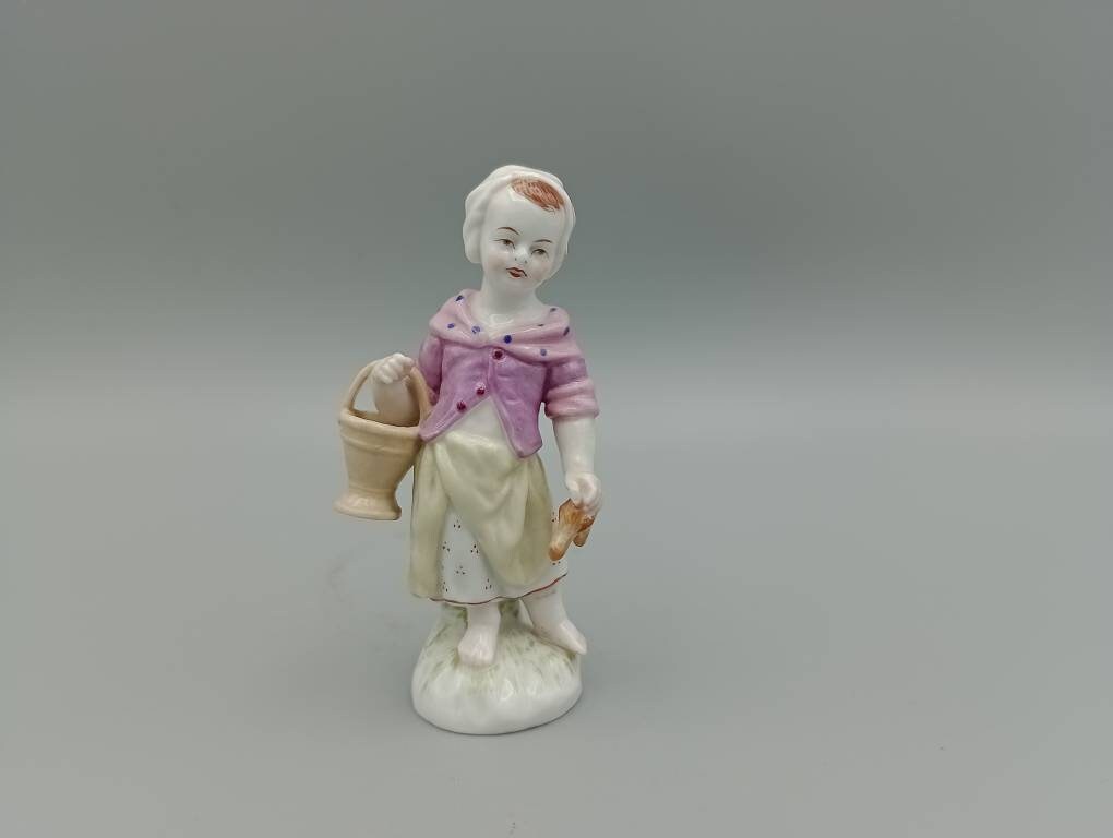 Buy Antique KPM Young Girl Figurine, Germany Circa 1870