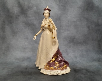 ロイヤルウースターのフィギュア、エリザベス2世女王陛下80歳の誕生日