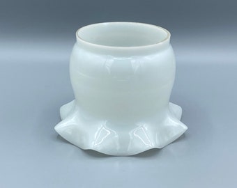 Translucent Vintage Glass Lamp Shade Height - 9cm