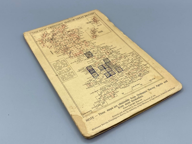 Ordnance Survey, One Inch Map of Great Britain, Dolgelley 1953 - Etsy UK