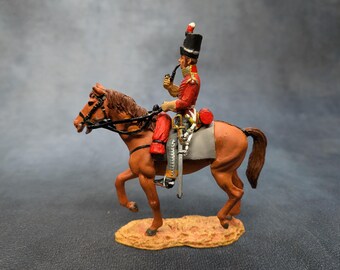 Figurine Del Prado Modifiée Et Peinte - Officier British 20th Light Dragoons - Occasion