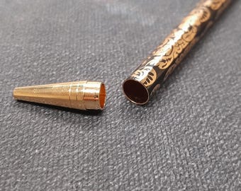 Enamel Buckingham Palace Pen With Display Case, No Ink Cartridge