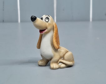Wade Whimsie Dachsie, Vintage Wade Disney Cartoon Series, Lady and the Tramp, The Hat Box