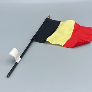 Belgium Vintage Decorative Flag, Length 27cm