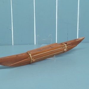 Wooden Handmade Boat Shaped Incence Stick Burner Holder