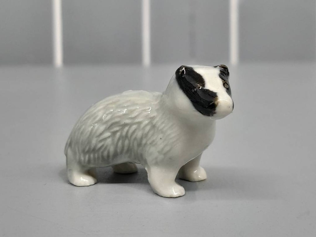 Rare Wade Whimsie Standing Badger, Vintage Wade Figures Etsy