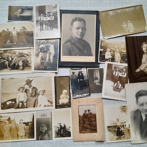 20 Assorted Photographs 1900&#39;s - 1930&#39;s Sepia, Genuine Antique Photos