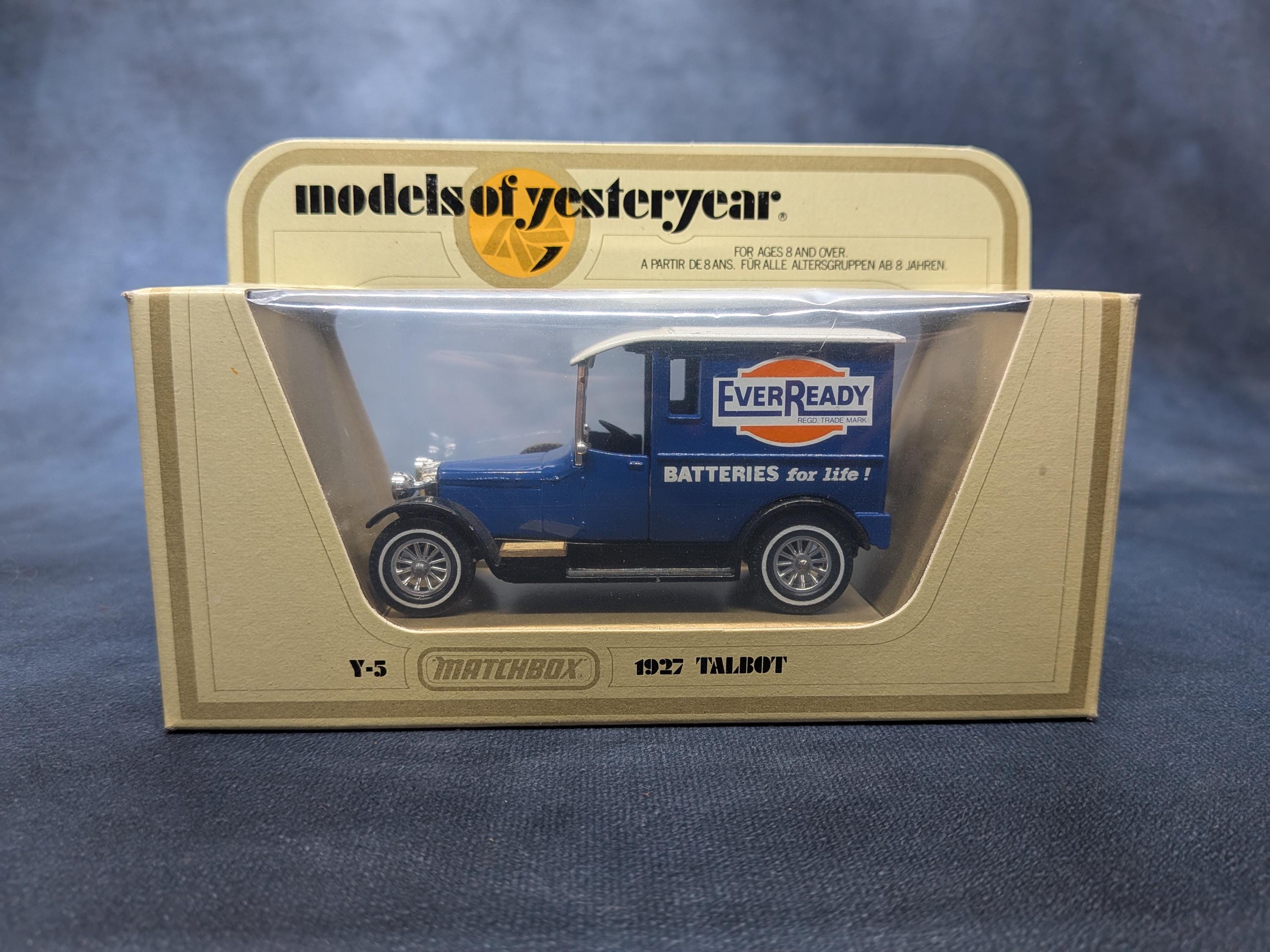 Vintage Matchbox Models of Yesteryear Y-5 1927 Talbot Van – Ever