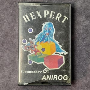 Commodore 64 Game Hexpert by Anirog Software, Retro Gaming, 1980&#39;s Video Game - Working