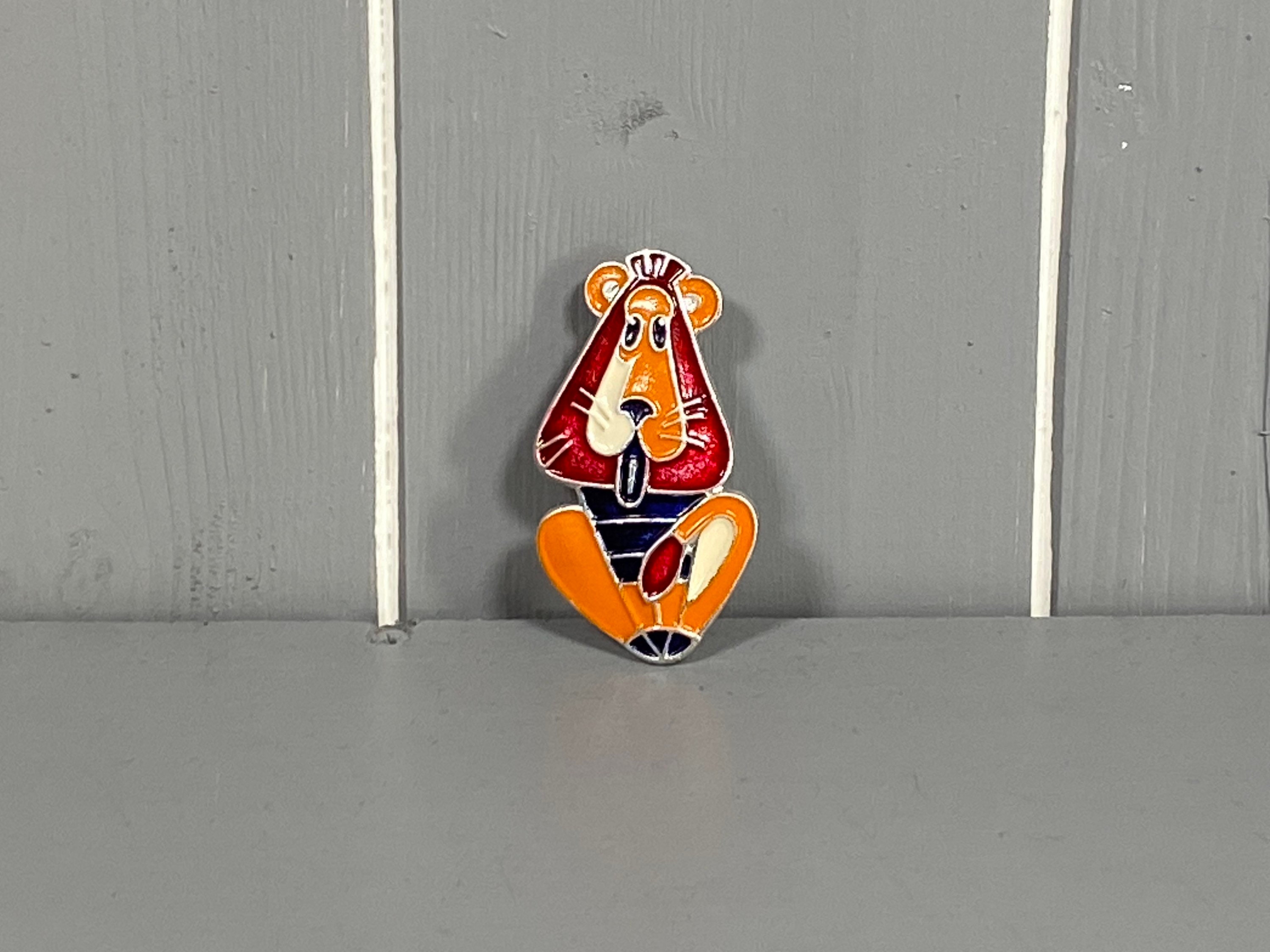 Spilla In Acrilico Con Leone - Gioiello Da Giacca, Regalo Originale Per Donna E Uomo - Foto 8