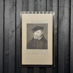 Gravure Ancienne, William Lambarde de Kent Esq