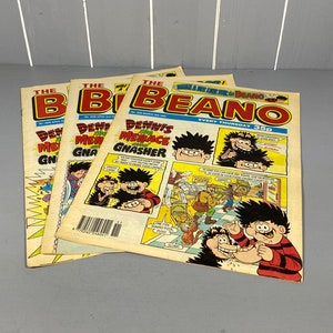March 19th, April 2nd and April 9th 1994 Beano Dennis the Menace and Gnasher comic.