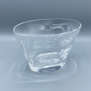 Heavy Glass Bowl / Crisp bowl, Deep Fruit Bowl.