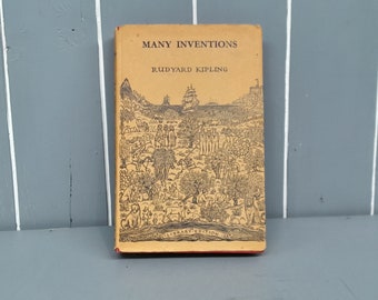 Veel uitvindingen door Rudyard Kipling 1947, vintage hardback boek