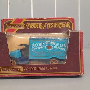 Models of Yesteryear Collection 1984, Y-30 1920 Modell AC Mack - Vintage Diecast Toys