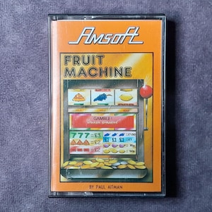 Amstrad Game Fruit Machine Amsoft, Retro Gaming, 1980&#39;s Video Game - Working
