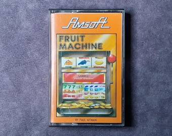 Amstrad Game Fruit Machine Amsoft, Retro Gaming, 1980's Video Game - Working