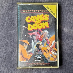 Spectrum 48k Caves of Doom by Mastertronic, Retro Gaming, 1980&#39;s Video Game - Working