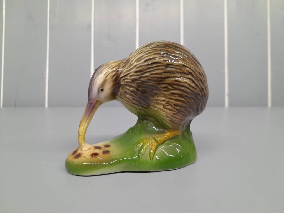 Vintage Porcelain Kiwi Bird Figurine 8.5cm Etsy
