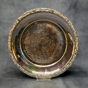 Silver Plated Table Tray / Wall Plate, Silver Plate Tray, Food Serving Tray