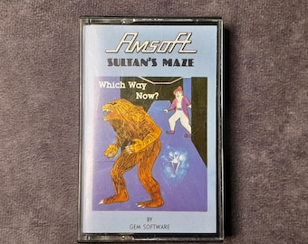 Amstrad Game Sultans Maze by Amsoft, Retro Gaming, 1980's Video Game - Working