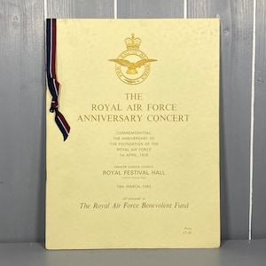 The Royal Air Force Anniversary Concert, 18th Match 1983