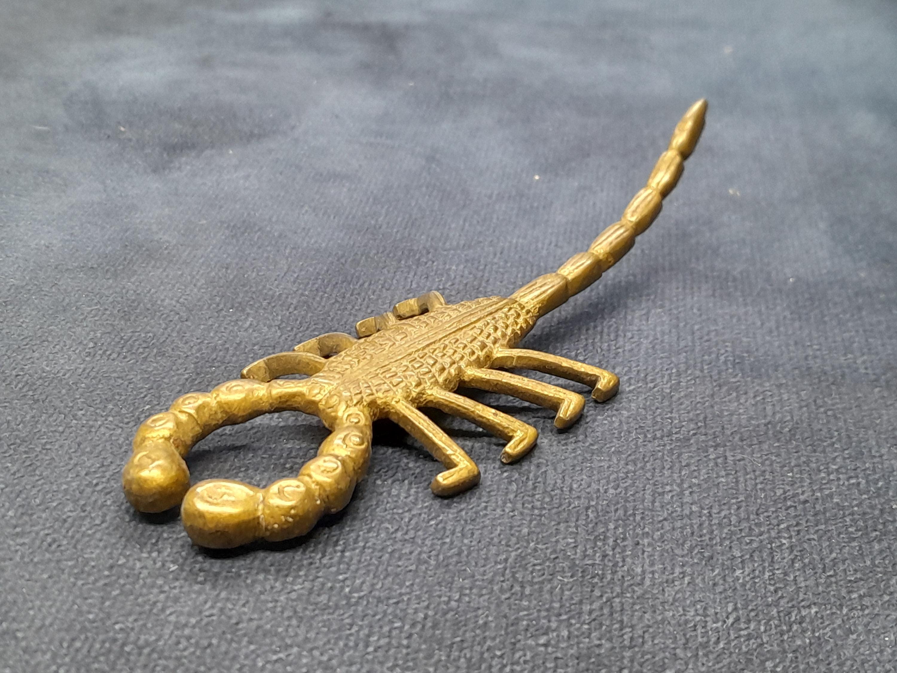 真鍮製サソリの置物、ヴィンテージ真鍮爬虫類動物の置物 - Etsy 日本