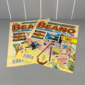 May 7th and May 14th 1994 Beano Dennis the Menace and Gnasher comic.