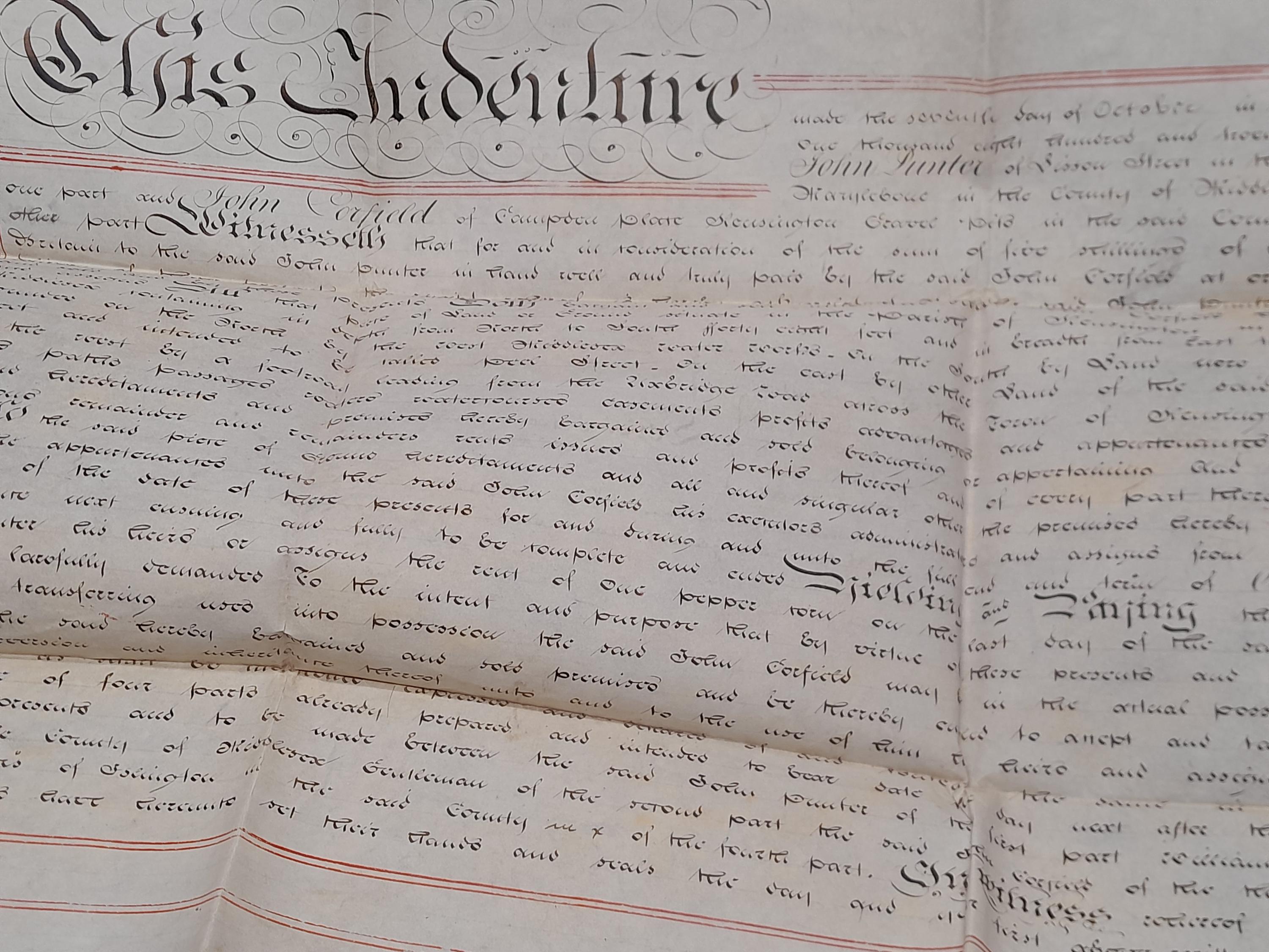 Victorian Contract Writing Examples Victorian Indenture, Antique Beautifully Hand Written Contract on ...