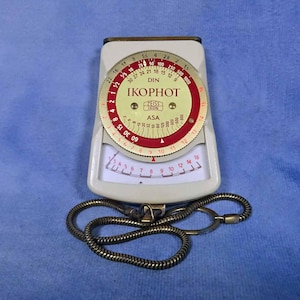 Justodrem+ Zeiss Ikophot Ikon Germany Exposure Meter Light Rolleiflex TLR Leica