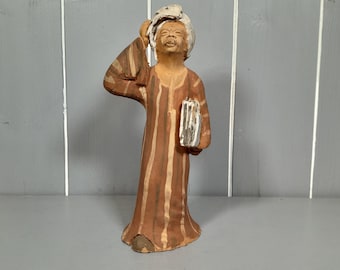 Vintage Handmade Terracotta Figure
